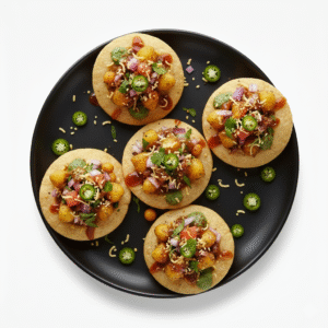 Chaat puri (5 pcs)